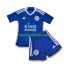 Camisola Leicester City Criança Equipamento Primeiro 2023-2024 Manga Curta